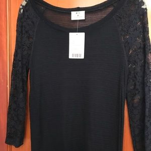 Sheer navy light weight sweater